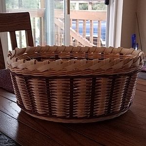 Handwoven Bathroom Organizer Basket